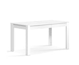 ARTISS WOODEN 4 SEATER DINING TABLE - WHITE
