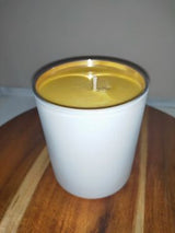 LUXE CAMBRIDGE SOY CANDLE MATTE WHITE/ ROSE GOLD- AUSSIE MANDARIN