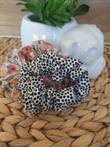 LARGE SCRUNCHIE 2 PACK SPOTTED / FLORAL