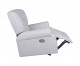 CHESTER LUX ROCKING RECLINER CHAIR - SILVER