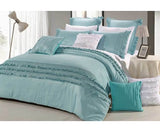 HAZE LUX AQUA QUILT COVER - AVAILABLE IN KING & QUEEN