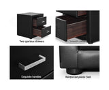 ARTISS LEATHER STYLE BEDSIDE TABLE
