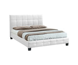 SOHO FAUX LEATHER BED FRAME - QUEEN