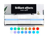 HIGH GLOSS RGB COLOUR CHANGE LED WIDE TV ENTERTAINMENT UNIT