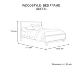 RUSTICA COLLECTION BED FRAME - QUEEN