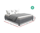 ARTISS DOUBLE BED BASE -GREY
